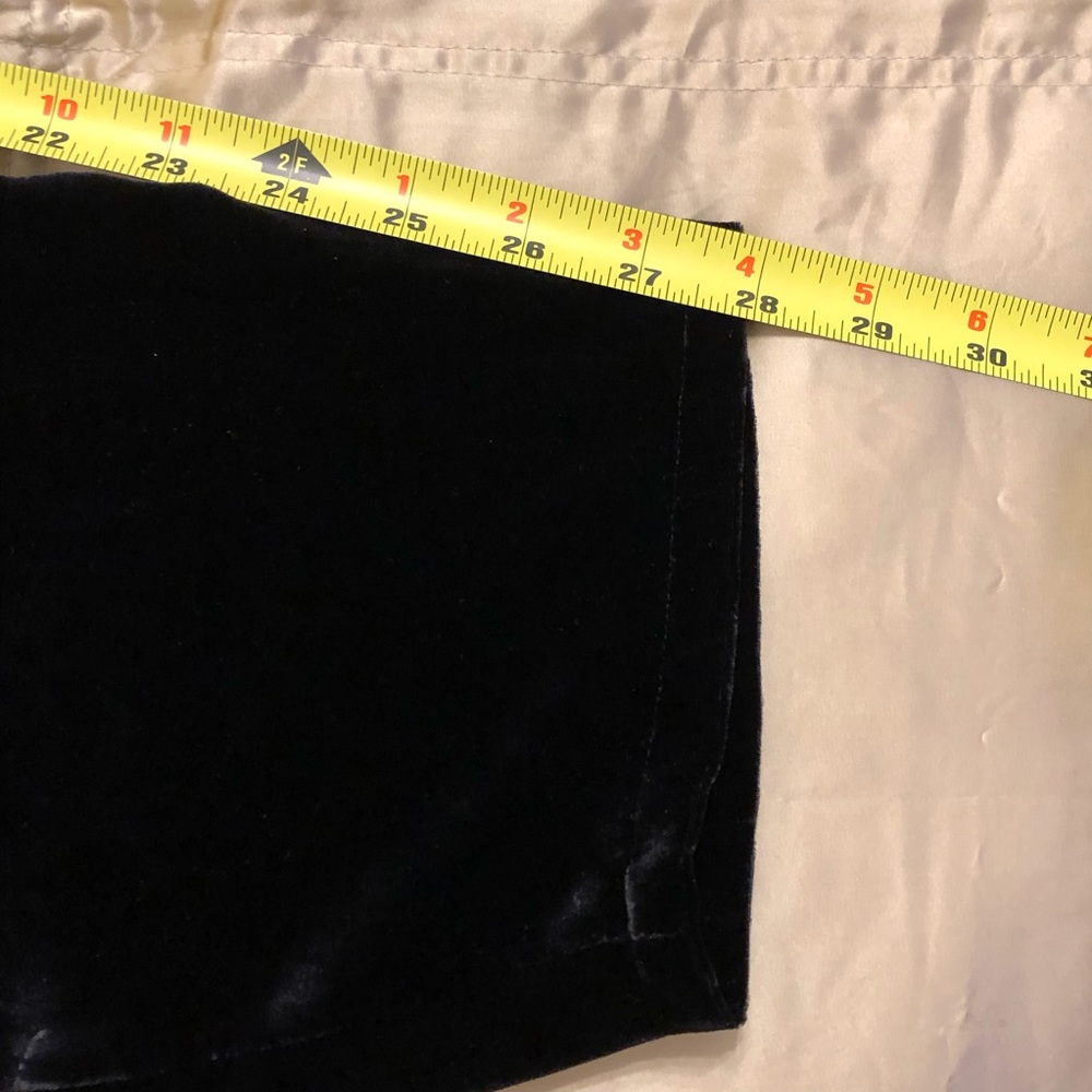 EILEEN FISHER BOMBER JACKET IN BLACK VELVET - Picture 3 of 8